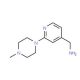 [2-(4-methylpiperazin-1-yl)pyridin-4-yl]methanamine - chemical structure image
