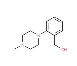 [2-(4-Methylpiperazin-1yl)phenyl]methanol (CAS 123987-12-2) - chemical structure image