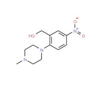 [2-(4-Methylpiperazino)-5-nitrophenyl]methanol - chemical structure image