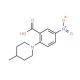2-(4-methylpiperidin-1-yl)-5-nitrobenzoic acid (CAS 78243-27-3) - chemical structure image