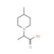 2-(4-Methylpiperidin-1-yl)propanoic acid (CAS 915920-16-0) - chemical structure image