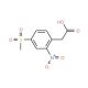 2-(4-(Methylsulfonyl)-2-nitrophenyl)acetic acid (CAS 929000-10-2) - chemical structure image
