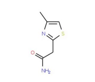 2-(4-Methylthiazol-2-yl)acetamide (CAS 173739-73-6) - chemical structure image