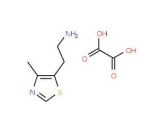 2-(4-Methylthiazol-5-yl)ethylamine oxalic acid (CAS 58981-35-4) - chemical structure image