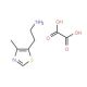 2-(4-Methylthiazol-5-yl)ethylamine oxalic acid (CAS 58981-35-4) - chemical structure image