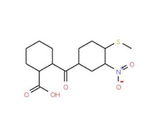 2-[4-(methylthio)-3-nitrobenzoyl]benzoic acid - chemical structure image