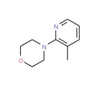 2-(4-Morpholino)-3-methylpyridine (CAS 327064-60-8) - chemical structure image