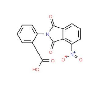 2-(4-nitro-1,3-dioxo-1,3-dihydro-2H-isoindol-2-yl)benzoic acid - chemical structure image