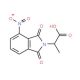 2-(4-Nitro-1,3-dioxo-1,3-dihydro-isoindol-2-yl)-propionic acid - chemical structure image
