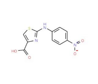 2-(4-Nitro-phenylamino)-thiazole-4-carboxylic acid - chemical structure image