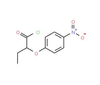2-(4-nitrophenoxy)butanoyl chloride - chemical structure image