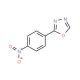 2-(4-nitrophenyl)-1,3,4-oxadiazole (CAS 4291-13-8) - chemical structure image