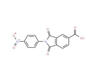 2-(4-nitrophenyl)-1,3-dioxoisoindoline-5-carboxylic acid - chemical structure image