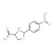 2-(4-nitrophenyl)-1,3-thiazolidine-4-carboxylic acid - chemical structure image