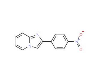 2-(4-Nitrophenyl)imidazo[1,2-a]pyridine (CAS 3323-26-0) - chemical structure image