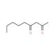 2,4-Nonanedione (CAS 6175-23-1) - chemical structure image