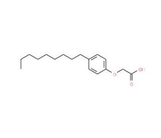 2-(4-Nonylphenoxy)acetic acid (CAS 3115-49-9) - chemical structure image
