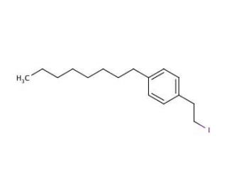 2-(4-Octylphenyl)-1-iodoethane (CAS 162358-07-8) - chemical structure image