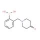 (2-[(4-Oxopiperidin-1-yl)methyl]phenyl)boronic acid (CAS 697739-42-7) - chemical structure image
