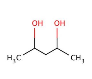 2,4-Pentanediol (CAS 625-69-4) - chemical structure image