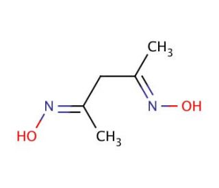2,4-Pentanedione dioxime - chemical structure image