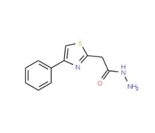 2-(4-phenyl-1,3-thiazol-2-yl)acetohydrazide - chemical structure image