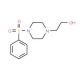 2-[4-(Phenylsulfonyl)piperazino]-1-ethanol (CAS 16017-63-3) - chemical structure image