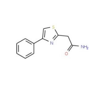 2-(4-Phenylthiazol-2-yl)acetamide (CAS 58351-19-2) - chemical structure image