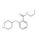 2-(4-Piperidinyloxy)-N-propylbenzamide (CAS 902837-05-2) - chemical structure image