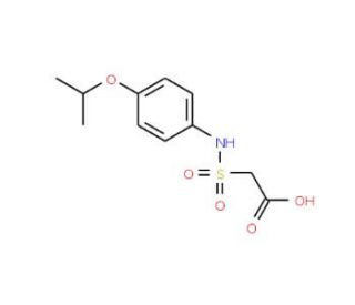 2-{[4-(propan-2-yloxy)phenyl]sulfamoyl}acetic acid - chemical structure image