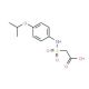 2-{[4-(propan-2-yloxy)phenyl]sulfamoyl}acetic acid - chemical structure image