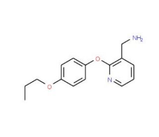 [2-(4-propoxyphenoxy)pyridin-3-yl]methanamine - chemical structure image