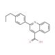 2-(4-Propylphenyl)quinoline-4-carboxylic acid - chemical structure image