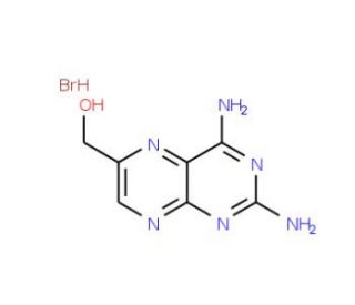 2,4-Pteridinediamine-6-methanol, Hydrobromide (CAS 57963-59-4) - chemical structure image