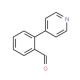 2-(4-Pyridinyl)benzaldehyde (CAS 176526-00-4) - chemical structure image