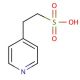 2-(4-Pyridyl)ethanesulfonic acid (CAS 53054-76-5) - chemical structure image