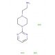 2-[4-(pyrimidin-2-yl)piperazin-1-yl]ethan-1-amine trihydrochloride (CAS 1255717-23-7) - chemical structure image