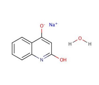 2,4-Quinolinediol monosodium salt (CAS 4510-76-3) - chemical structure image
