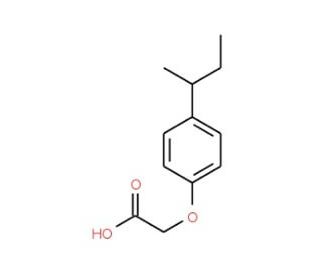 2-[4-(sec-Butyl)phenoxy]acetic acid (CAS 4917-89-9) - chemical structure image