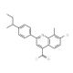 2-(4-sec-butylphenyl)-7-chloro-8-methylquinoline-4-carbonyl chloride - chemical structure image