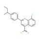 2-(4-sec-butylphenyl)-8-chloroquinoline-4-carbonyl chloride - chemical structure image