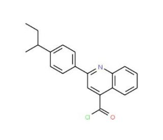 2-(4-sec-butylphenyl)quinoline-4-carbonyl chloride - chemical structure image
