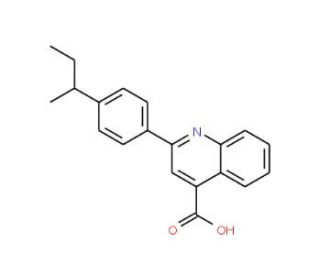 2-(4-sec-Butylphenyl)quinoline-4-carboxylic acid - chemical structure image