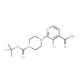 2-[4-(tert-Butoxycarbonyl)piperazino]-3-chloroisonicotinic acid - chemical structure image