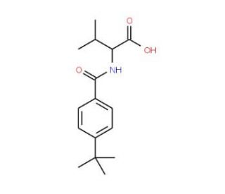 2-(4-tert-Butyl-benzoylamino)-3-methyl-butyric acid - chemical structure image