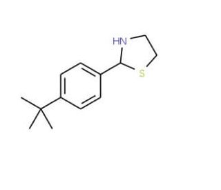 2-[4-(tert-Butyl)phenyl]-1,3-thiazolane - chemical structure image