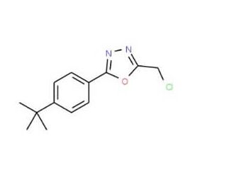 2-[4-(tert-Butyl)phenyl]-5-(chloromethyl)-1,3,4-oxadiazole - chemical structure image