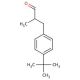2-(4-tert-Butylbenzyl)propionaldehyde (CAS 80-54-6) - chemical structure image