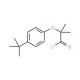 2-(4-tert-butylphenoxy)-2-methylpropanoyl chloride - chemical structure image