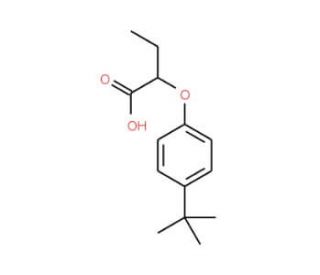 2-(4-tert-Butylphenoxy)butanoic acid - chemical structure image